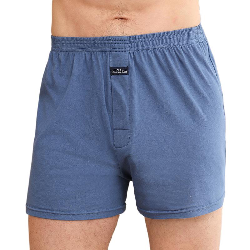 Boxer Brief Pack Cotton - メンズ下着 綿100% ホームパジャマパンツ ゆったり 薄手 通気性