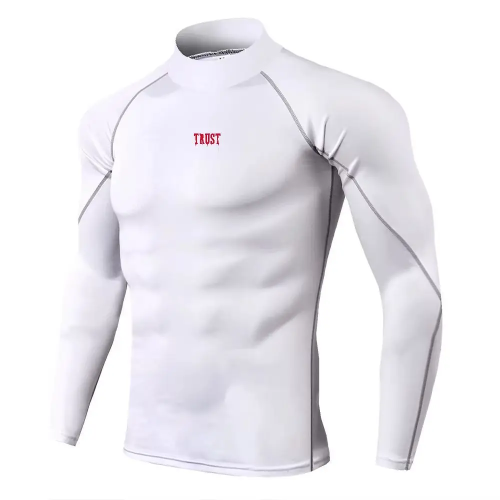 メンズスポーツTシャツ、速乾性、ボディビルディング、ランニン - Quick Dry Underwear のレビューと価格