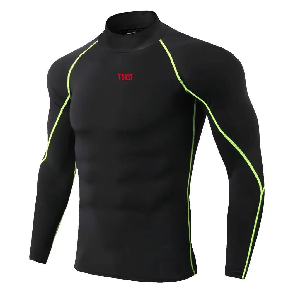 メンズスポーツTシャツ、速乾性、ボディビルディング、ランニン - Quick Dry Underwear のレビューと価格