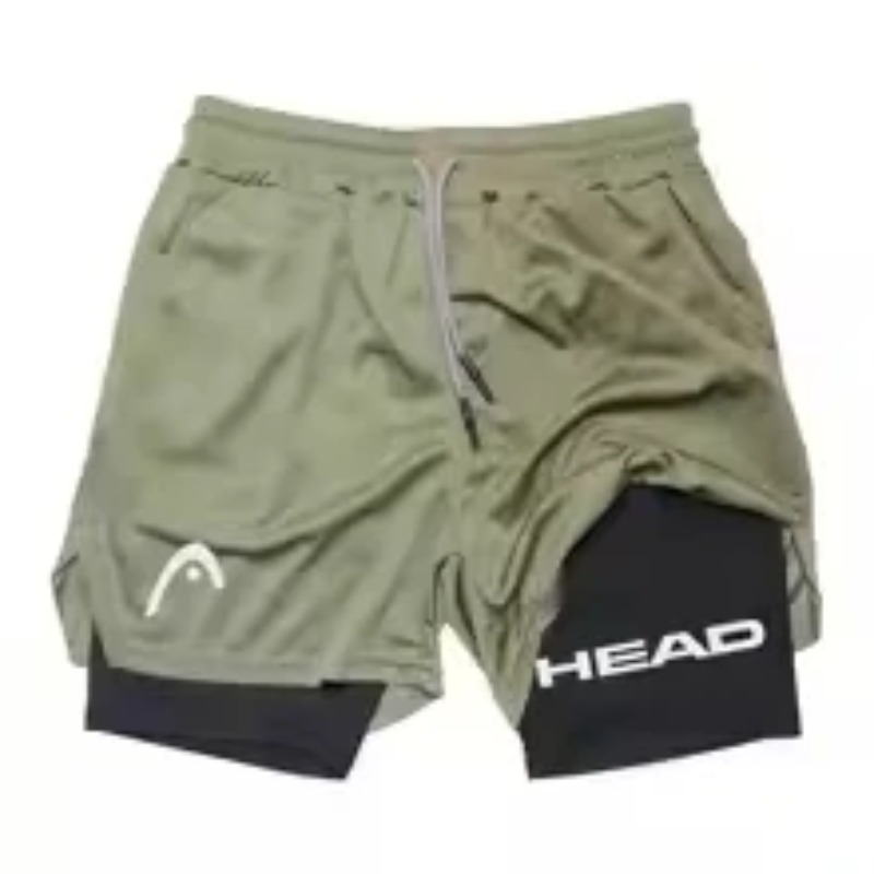ランニングショーツ男性フィットネスジムトレーニング 2-in - Compression Shorts Athletes のレビューと価格