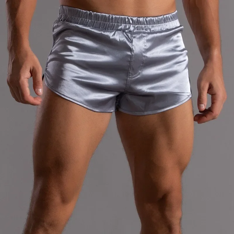 男性用の通気性ボクサーショーツ,睡眠用の靴下,氷のようなシル - Boxer Shorts Modal のレビューと価格